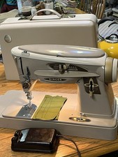 Singer 503A Slant Needle ROCKETEER Sewing Machine with Case And User Manual picture