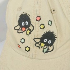 Vtg Studio Ghibli Spirited Away Soot Sprites Star Candy Khaki Dad Hat Cap Unisex picture