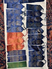 24 Vintage New York Poultry Show Ribbons 1937 1939 14th St Armory NYC Gunsel picture