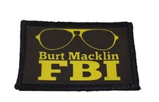 Burt Macklin FBI Morale Patch Parks & Rec Chris Pratt Military Tactical Army  picture