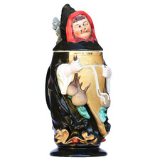 Schierholz Character Beer Stein Munich Child - Germany - Porcelain Lithophane picture