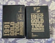 Vintage 1991 / 1992 Chrysler Gold Tool Masters Mechanic Award - Gold plated tool picture