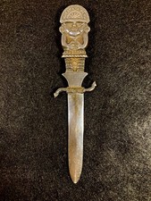 Vintage Handcrafted 925 Sterling Silver Sword Letter Opener 77 grams picture