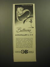 1950 Ostey & Barton Ballerina Ring Ad - Ballerina enchanting gift by O-B picture