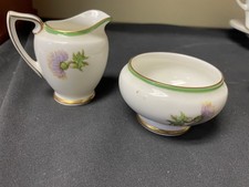 Royal Doulton Glamis Thistle Mini Creamer & Open Sugar Set picture