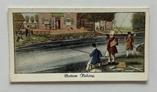 Stephen Mitchell Old Sporting Prints Bottom Fishing Tobacco Card CC13 picture