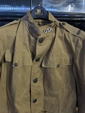 Vintage 20s WWI US ARMY Military Tunic Uniform Khaki Jacket/ Coat. Size 42 picture
