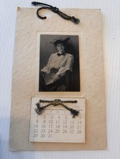 1905 PORTRAIT CALENDAR Antique Ephemera Estate Find RARE Vintage picture