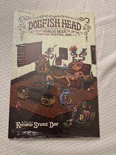 DOGFISH HEAD Craft Beer - 2018 Record Store Day Poster 21”x 14” RARE picture