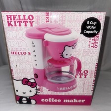 2013 PINK Hello Kitty 5 Cup Coffee Maker New Sealed Never Opened picture