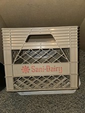 Vintage 1985 Sani - Dairy Plastic Milk Crate,Erie,1985,Johnstown,Pennsylvania picture