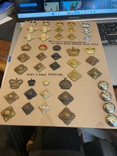 VERY RARE COLLECTION OF BRITISH AND COMMONWEALTH COLONELS RANK BADGES 1952-2023 picture