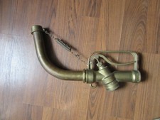 Vintage Gas Diesel Fuel Pump Nozzle Brass Garage Decor Man Cave picture
