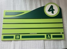 Vintage Walt Disney World Bus Stop Directory Topper Sign #4 Disney Property Prop picture
