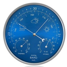 3 in 1 Barometer Thermometer Hygrometer, 7 in Diameter Dial Type Barometer, Trad picture