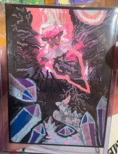 Diancie hand painted/ altered Pokemon card picture
