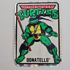 Rare VTG Prism 1990 TMNT Donatello Vending Machine Sticker by Mirage Studios picture