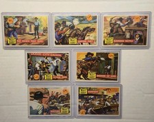 1956 TOPPS ROUNDUP Card Lot of 7 #32-38, 40 In Card Loaders picture