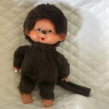 VINTAGE Sekiguchi Mattel JAPAN 1974 MONCHHICHI Plush Monkey GIRL 10in picture