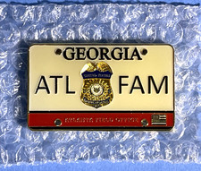 ✅🔥 FEDERAL AIR MARSHAL / FAMS SUPER BOWL LIII ATLANTA GA FO LICENSE PLATE COIN picture