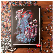 Stern Pinball Wizard Puzzle by Zombie Yeti – 1,000 Pieces - Measures 27.95