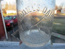 TREP Milk Bottle Kimmel Kimmel's Dairy 351 Wilkins St Rochester NY MONROE COUNTY picture