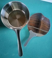 Vintage 2007 Alessi Italy Stainless Steel 4.2 Qt. Pasta Pot-Saucepan With Lid picture