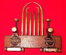 RARE STANLEY NO. 6 TRAMMEL SET, SCRIBES, VICTORY LOGO (1912-1918) picture