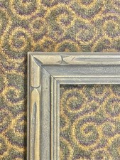 VINTAGE FITs 12”x16” GOLD GILT ART NOUVEAU MODERN ARTS CRAFTS WIDE PICTURE FRAME picture