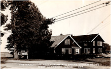 Marshview Restaurant and Shore Dinner House West Scarboro Maine RPPC Postcard picture