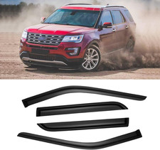 Window Rain Guards for 2011-2019 Ford Explorer, Window Visor Guard Vent Wind Sha picture