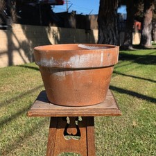Vintage Italy Terracotta Flower Pot 10.5