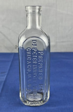 Vintage Medicine Glass Bottle Dr. Peter Fahrney and Sons Chicago, ILL picture