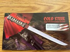 COLD STEEL  HIGH PERFORMANCE KNIVES CATALOG ONLY   32 PAGES picture