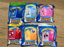 Wendy's Sonic the Hedgehog Sealed Trading Card Pack Lot - 6 Packs, 5 Cards picture