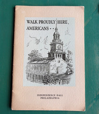 Independence Hall Philadelphia Walk Proudly Here Americans Booklet 1940 picture