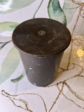 WWII Brass Trench Art 90MM M19 Pot Stamped 1945 picture