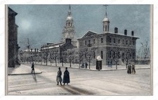 Philadelphia Pennsylvania 1848 Independence Hall State House Standard Postcard picture