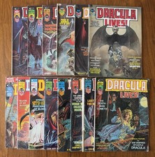 DRACULA LIVES Magazine COMPLETE SET #1-13 + Annual 1973-1975 💥 Curtis Marvel picture