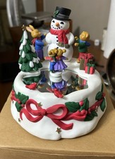 Vintage Avon Musical Twirling Skaters Have Yrslf a Merry Little X-mas 1996. picture