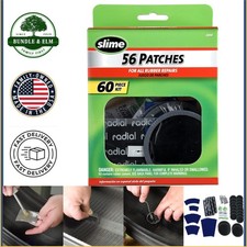 Complete Tire Repair Kit with 56 Rubber Patches and Glue for Various Vehicles picture
