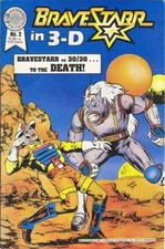 Bravestarr in 3-D #2 VF/NM; Blackthorne | Blackthorne 3-D Series 40 - w/Bag+Boar picture