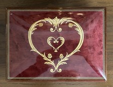 Vtg REUGE Switzerland Music Jewel Box Dolly Parton I WILL ALWAYS LOVE YOU Italy picture