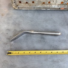 VINTAGE RARE SHORT BROAD SPOON  10'' LONG X 1'' WIDE picture