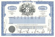 Mapco Inc. - Specimen Stock Certificate - Pipeline Company - Specimen Stocks & picture