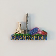 China Guangzhou Guangzhou Tower Tourist Souvenir 3D Resin Fridge Magnet Craft picture