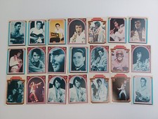 Vintage 1978 Boxcar Enterprise Elvis Presley Facts Trading Card Set of 21 VGUC* picture