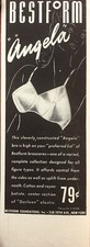 1943 Bestform Angela Bra PRINT AD Brassiere Darleen Elastic Fifth Ave VTG 1940s picture