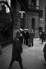 Shanghai China, sailors in front of the Palace Bar The Bund OLD PHOTO picture