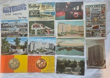 Vintage Postcard Lot - SAN DIEGO, CA - Bicentennial, Anthonys Fish Grotto X14 picture
